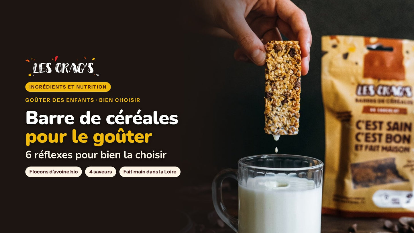 Barre de céréales pour le goûter des enfants : 6 réflexes pour bien la choisir