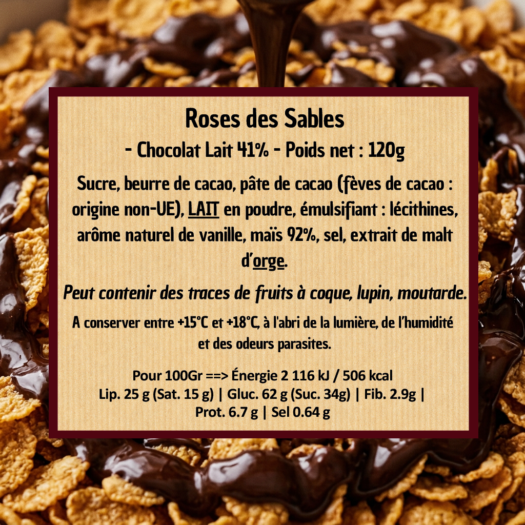 
                  
                    Roses des Sables au Chocolat au lait
                  
                